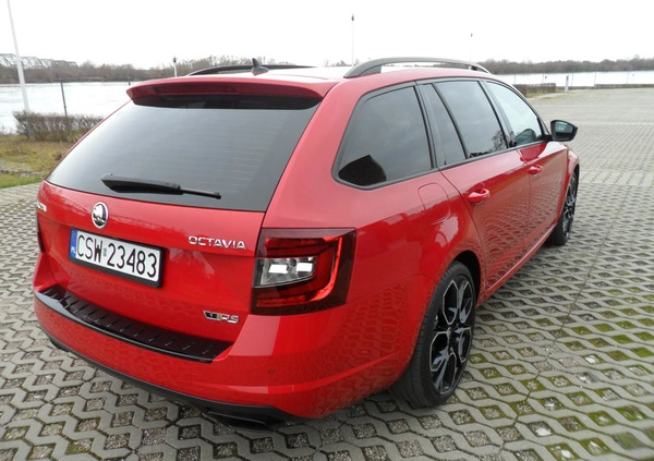 Skoda Octavia cena 84900 przebieg: 128400, rok produkcji 2018 z Grudziądz małe 254